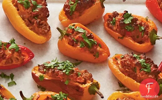 Chorizo-und Ziegenkäse - -Gefüllte Paprika
