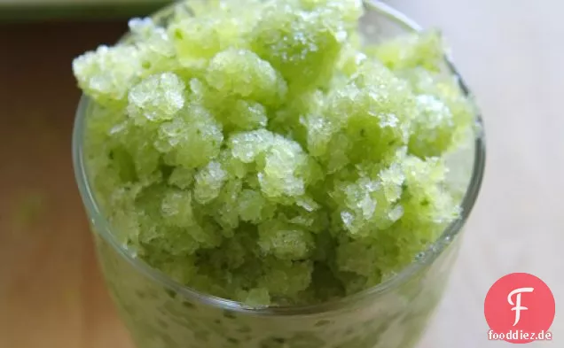 Gurken-Limetten-Granita