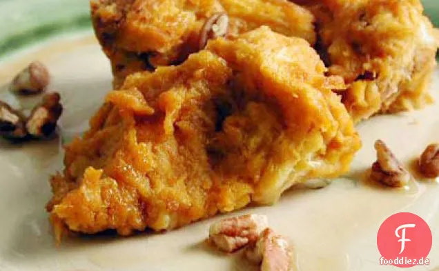 Kürbis-Brot-Pudding