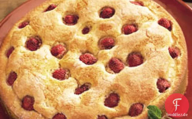 Himbeer-Torte mit Marsala, Crème Fraîche und Himbeeren