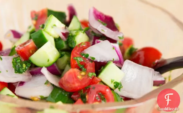 Tomaten-Gurken-Salat