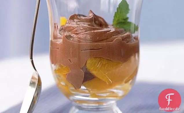 Bittersüße Schokoladenmousse à l'Orange