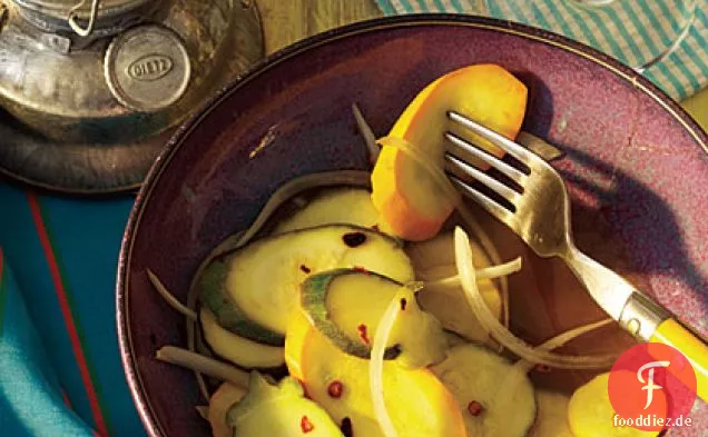 Würzige Squash Pickles
