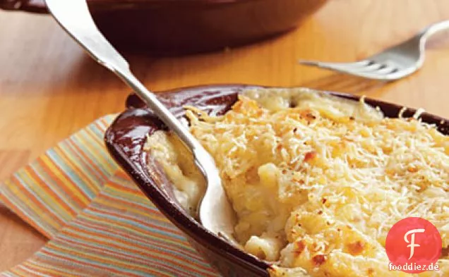 Drei Käse Gebackene Penne