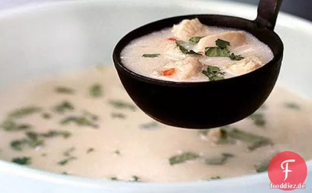 Thailändische Hühnchen-Kokosnuss-Suppe