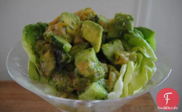 Kochen Sie das Buch: Kräutergrün Ceviche mit Gurke
