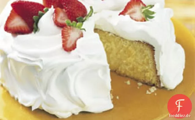 Drei Milchkuchen mit Rompope