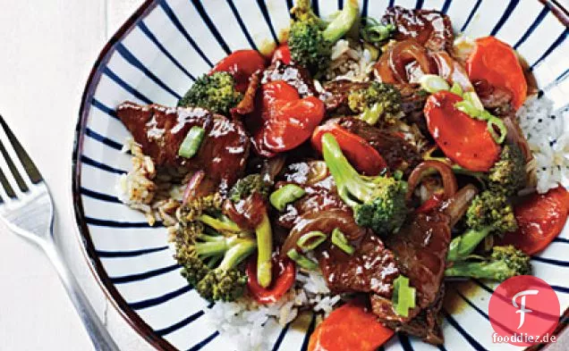 Rindfleisch und Brokkoli Schüssel