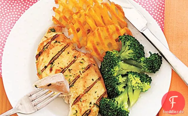 Gegrilltes Estragon-Senf-Huhn