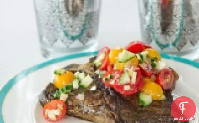 Gegrillte T-bone-Steak