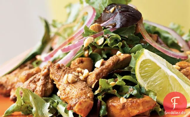 Gebratener Hühnersalat