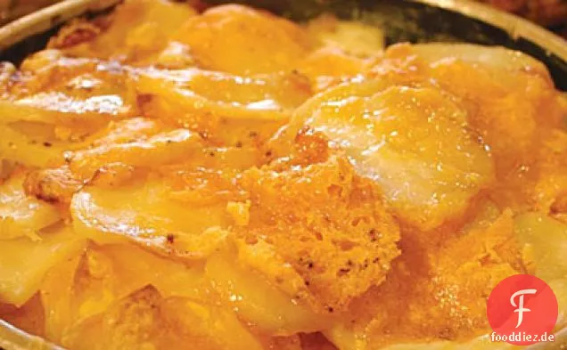 Gruyère-Kartoffel-Gratin