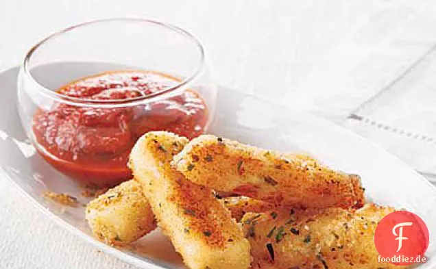 Gebackene Mozzarella-Sticks