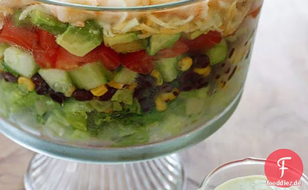 Mexikanischer Garnelen-Cobb-Salat