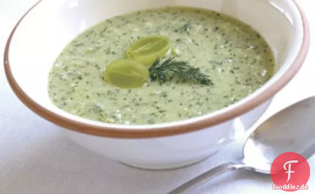 Weiße Traube & Gurke Gazpacho