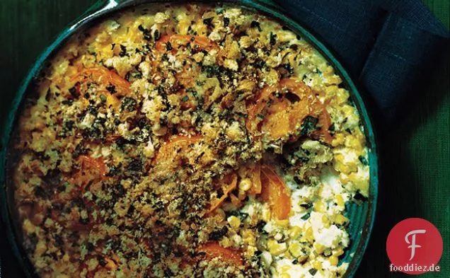 Mais- und Tomatengratin