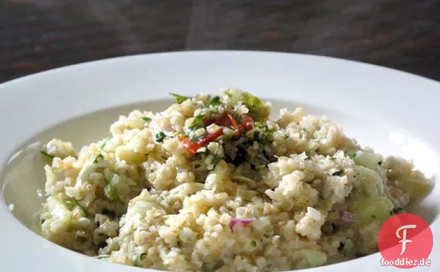 Warmer Weizensalat - Reverse Tabouleh