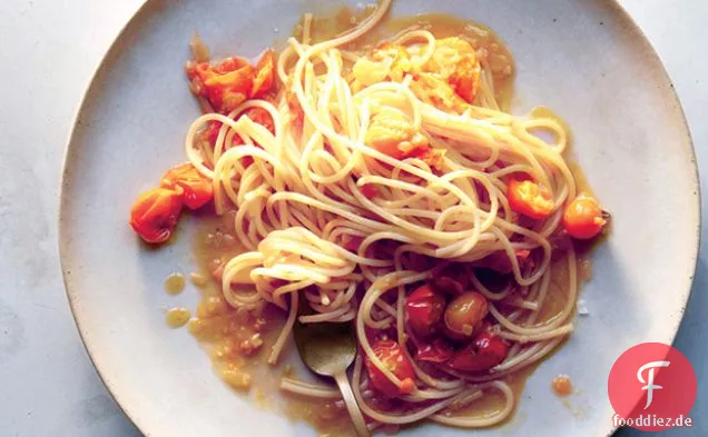 Spaghetti mit Sun Gold Tomatensauce