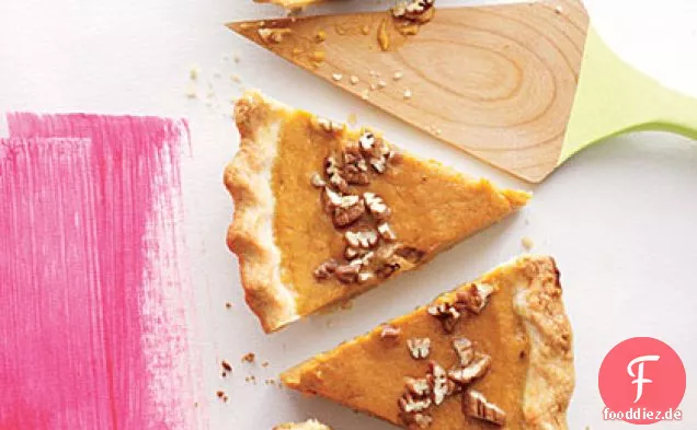 Seidige Süßkartoffel-Pekannuss-Torte