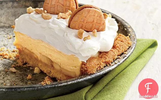 Erdnussbutter-Bananen-Sahnetorte