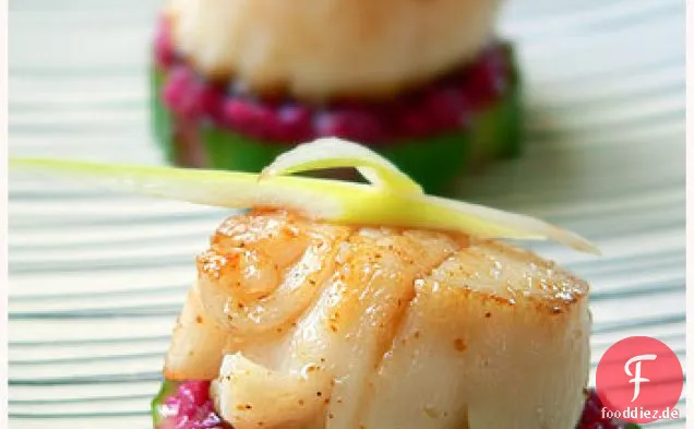 Jakobsmuschel Meerrettich Fingerfood