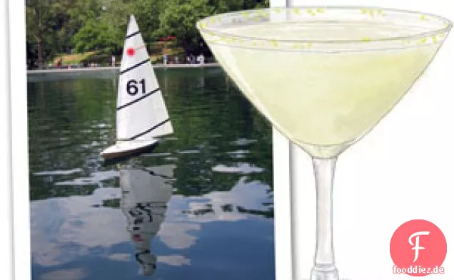 Gurken Runden Mit Zitronen-Crème-Fraîche Und Räucherlachs