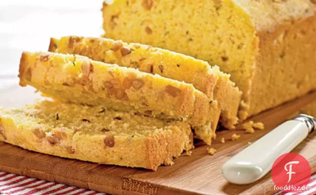 Zitrone-Thymian Maismehl Schnelles Brot