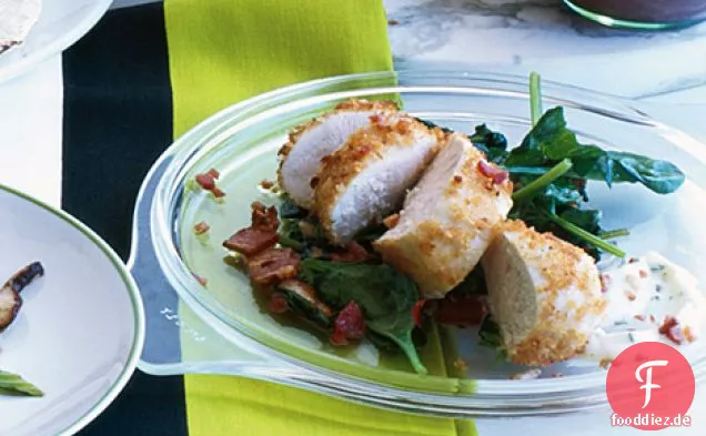 BLT Huhn mit Rosmarin-Zitronen-Mayonnaise