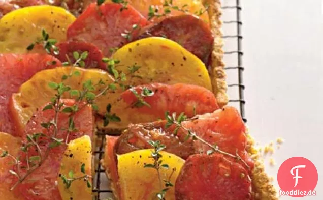 Erbstück Tomaten- und Ziegenkäse-Torte
