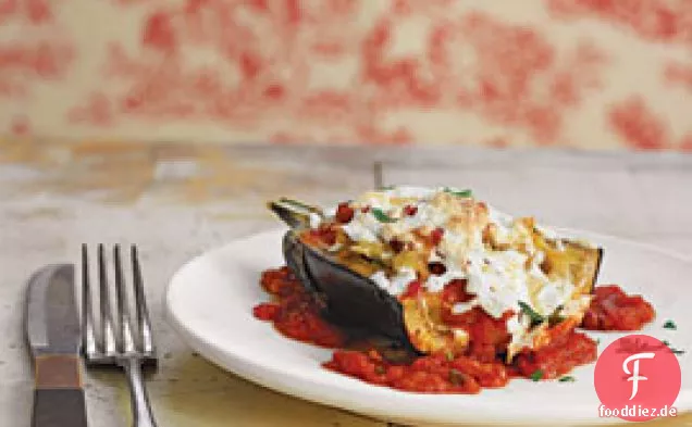 Jan's gefüllte Aubergine