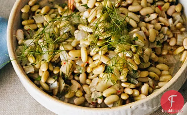 Flageolettbohnen mit frischem Fenchel