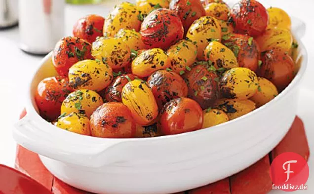Kräuter-geröstete Kirschtomaten