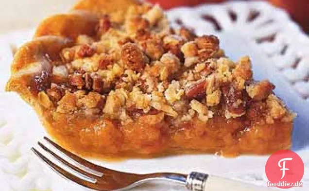 Pfirsich-Sahne-Streusel-Torte