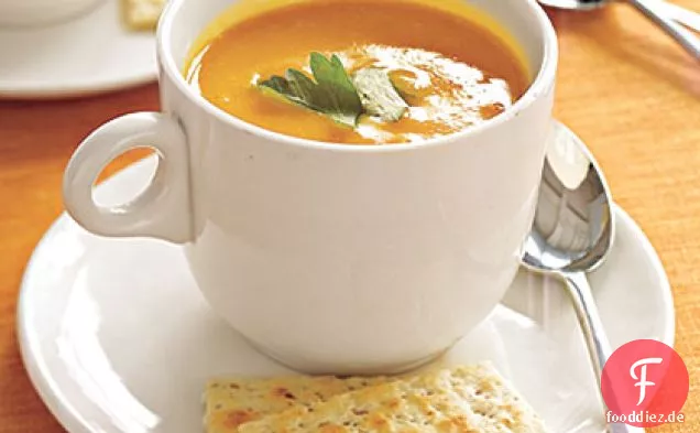 Würzige Kürbissuppe