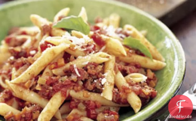 Penne im Land Ragù