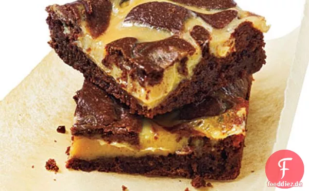 Würzige Karamell-Brownies