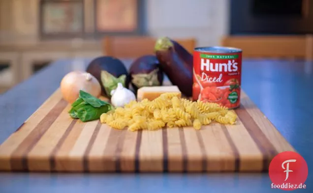 Pasta Mit Auberginen