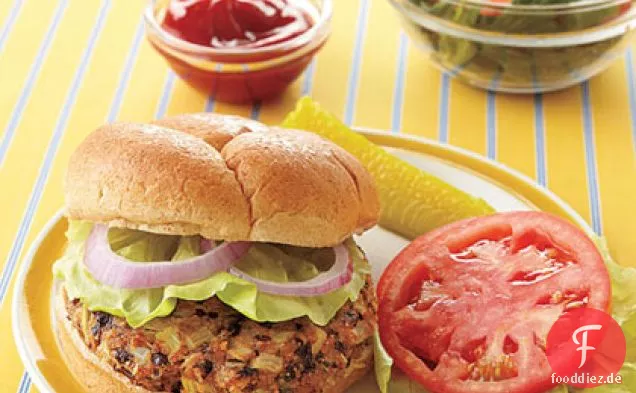 Schwarze Bohnen Burger
