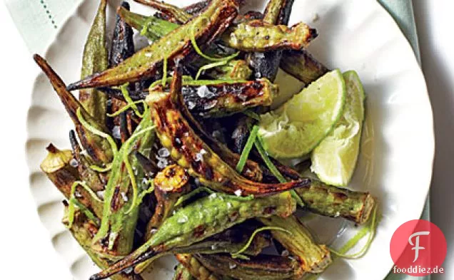 Verkohlte Okra