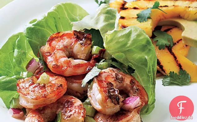 Würziger Chipotle-Garnelensalat