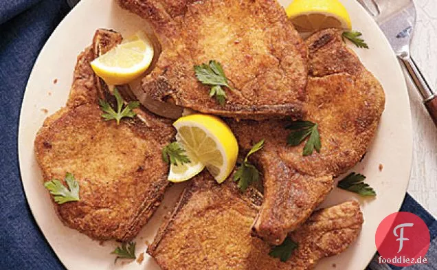 Cajun-gewürzte gebratene Schweinekoteletts
