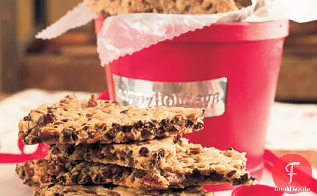 Pekannuss-Schokolade-Chip-Cookie-Spröde