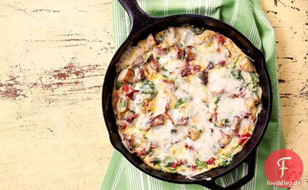 Speck-und Kartoffel-Frittata