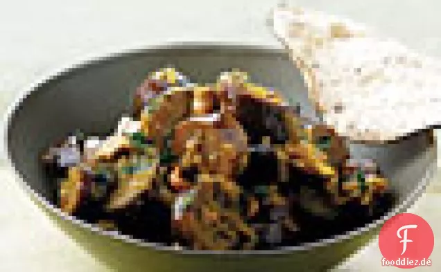 Curry-Aubergine