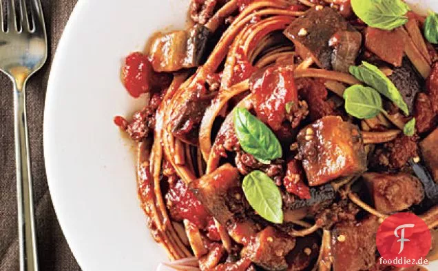 Auberginen-Bolognese