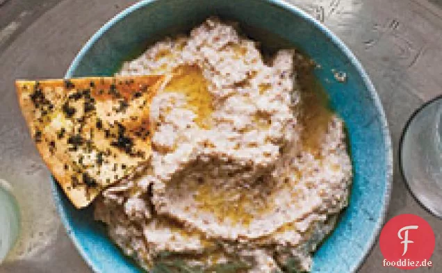 Gebraten-Auberginen-Dip mit griechischem Joghurt