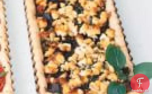Auberginen-Ziegenkäse-Torte
