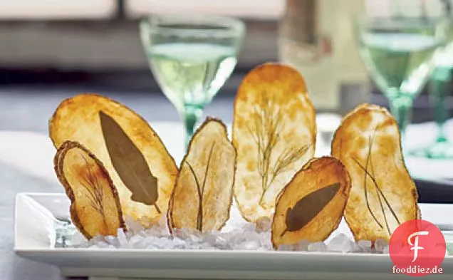 Fensterscheibe Kartoffelchips