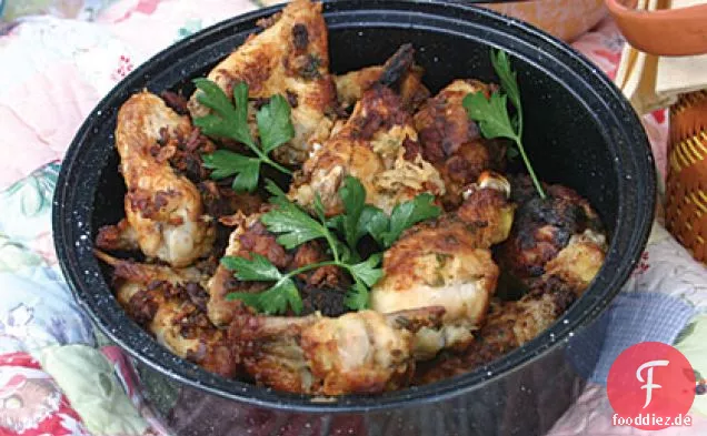 Buttermilch gebratenes Huhn