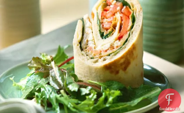 Auberginen -, Tomaten-und Feta-Sandwiches